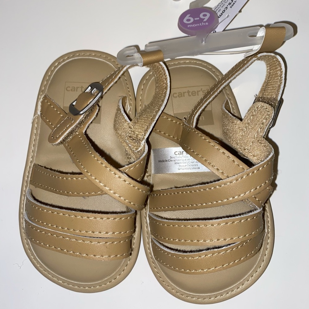 CARTERS: Tan Sandals